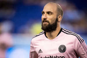 Gonzalo Higuain Warm Up Against New York City Wallpaper