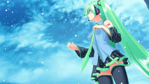 Good Anime Hatsune Miku Green Hair Wallpaper