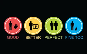Good Better Perfect Fine Too Wallpaper