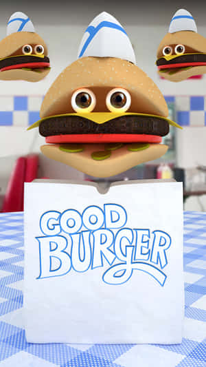 Good Burger Animated Characters Wallpaper