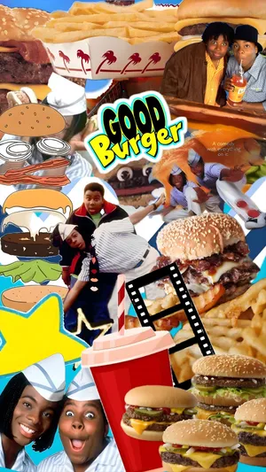 Good Burger Movie Collage Wallpaper