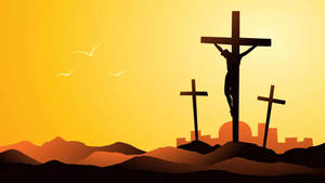 Good Friday Vector Art Wallpaper