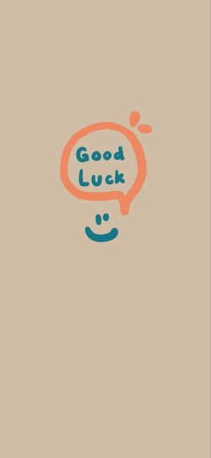 Good Luck Speech Bubble Illustration Wallpaper
