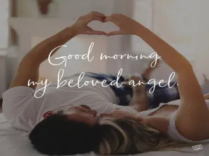 Good Morning My Beloved Angel Wallpaper