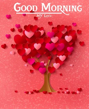 Good Morning My Love Heart Tree Wallpaper