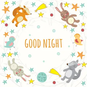 Good Night Animals Wallpaper