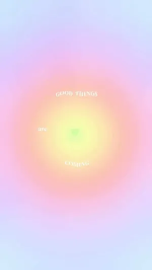 Good Things Are Coming Inspirational Background Wallpaper