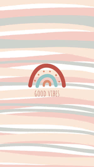 Good Vibe Lettering Digital Art Wallpaper