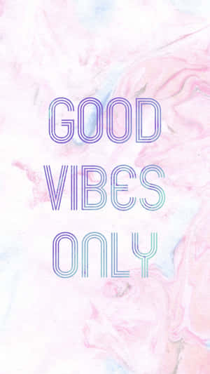 Good Vibe Typography Art Wallpaper