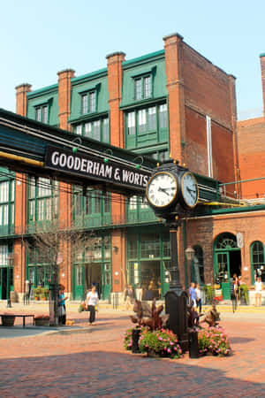 Gooderhamand Worts Distillery District Toronto Wallpaper