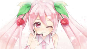 Google Anime Winking Eye Wallpaper