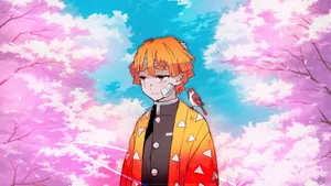 Google Anime Zenitsu Agatsuma Wallpaper