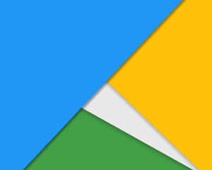 Google Chrome Logo With A Blue, Yellow And Green Color Wallpaper