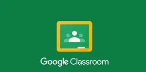 Google Classroom In Plain Green Background Wallpaper
