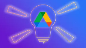 Google Drive Logo In Lightbulb Wallpaper