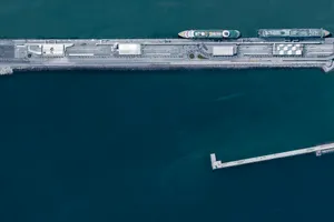 Google Earth Barcelona Ship Port Wallpaper