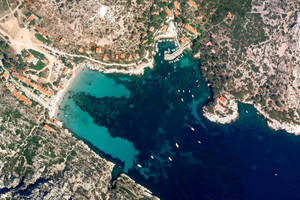 Google Earth Calanques National Park France Wallpaper