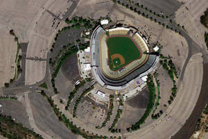 Google Earth Dodger Stadium L.a. Wallpaper