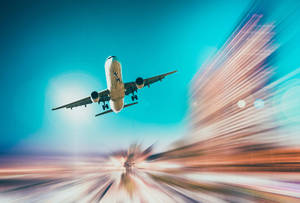 Google Flights Blurred Surroundings Wallpaper