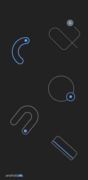 Google Pixel 4k Abstract Shapes Wallpaper