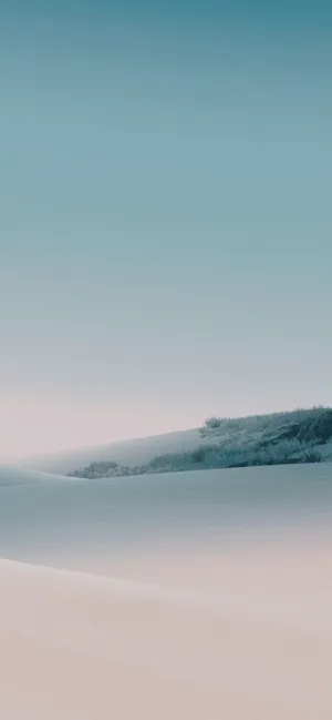 Google Pixel 4k Snowy Field Wallpaper