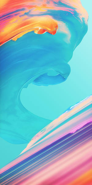 Google Pixel 4k Wave Of Paint Wallpaper