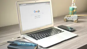 Google Search Workstation Setup Wallpaper