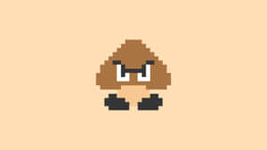 Goomba Character From Super Mario Game Wallpaper