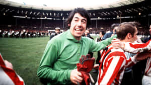 Gordon Banks At Wembley Stadium Wallpaper