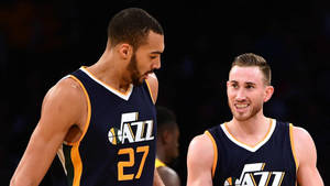 Gordon Hayward And Rudy Gobert Wallpaper