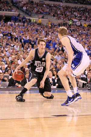 Gordon Hayward In His Butler Bulldogs Uniform, 2010 Wallpaper