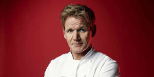 Gordon Ramsay Red Portrait Wallpaper