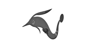 Gorebyss In Grayscale Wallpaper