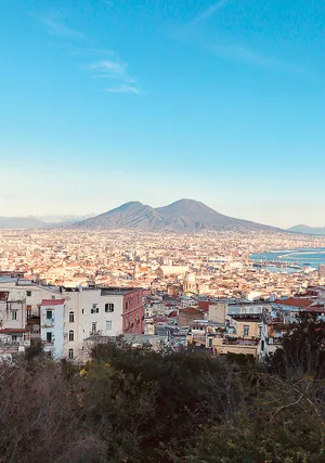 Gorgeous View Mount Vesuvio Italy Wallpaper
