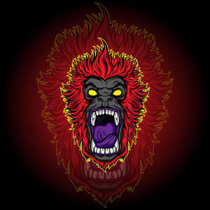 Gorilla Digital Art Wallpaper
