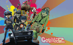 Gorillaz 4k Colorful Aesthetic Wallpaper