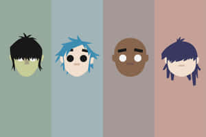 Gorillaz 4k Minimalist Aesthetic Wallpaper