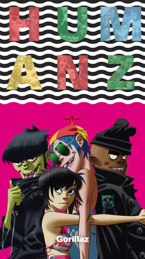 Gorillaz Iphone Humanz Poster Alternate Wallpaper