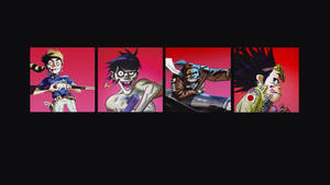 Gorillaz On The Move Wallpaper