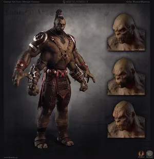 Goro: The Unstoppable Beast Of Mortal Kombat Wallpaper