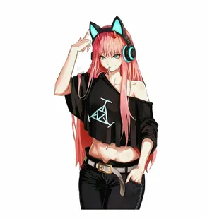 Goth Anime Gamer Girl Wallpaper