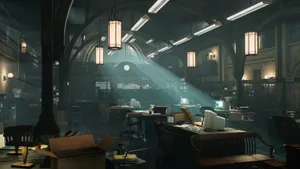 Gotham City Police Department Building Wallpaper