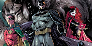 Gotham_ Trio_ Heroes Wallpaper