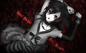 : Gothic Anime - A Dark Dream Awaits Wallpaper