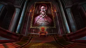 Gothic Anime Girl Portrait Wallpaper