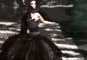 Gothic Beauty In Mysterious Darkness Wallpaper