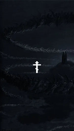 Gothic_ Cross_ Amidst_ Darkness Wallpaper