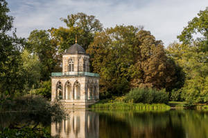 Gothic Library In Potsdam Germany Wallpaper