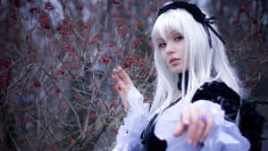 Gothic Maiden Fantasy Cosplay Wallpaper