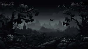 Gothic Nature Landscape Art Wallpaper